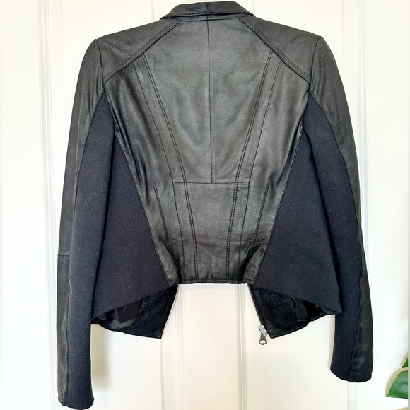 • Real suede mixed moto jacket - Picture 8 of 8